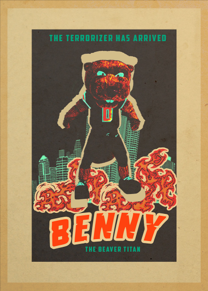 Benny the Titan by Jose Rios Ortiz. Digital art. 