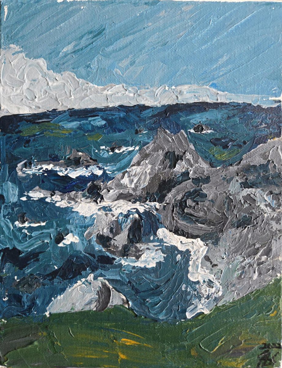 "Blacklock"
Acrylic painting by Holly Smith