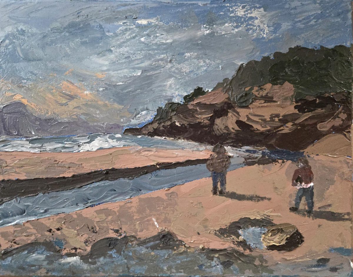 "Coastline"
Acrylic painting by Holly Smith