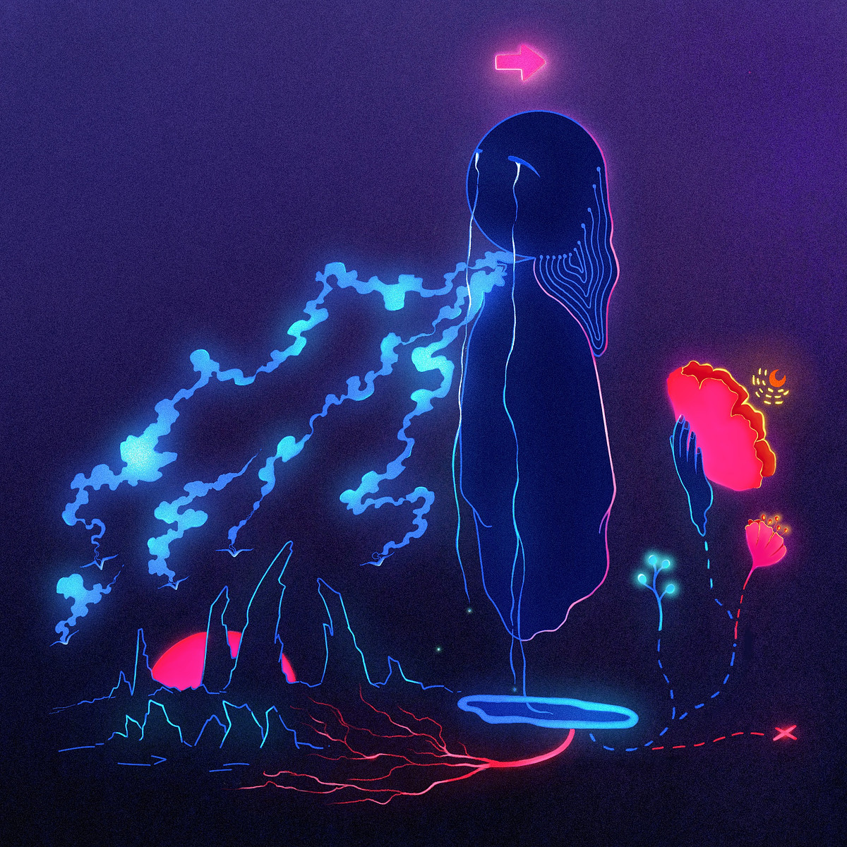 "Roots of Memory"
Digital art by latte
