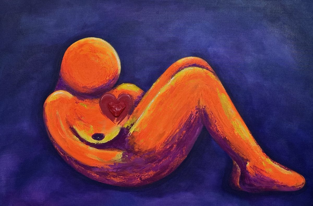 "luminosity"
Acrylic and masking tape by Brooke Jennings
