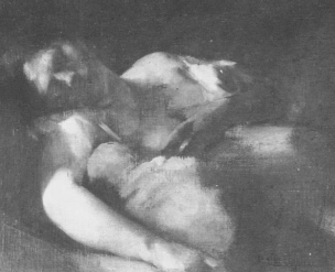Painting of a mother and child
