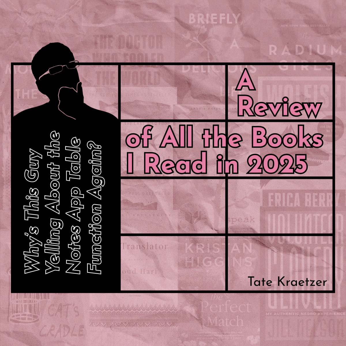 Why's This Guy Yelling About the Notes App Table Function Again?: A Review of All the Books I Read in 2025