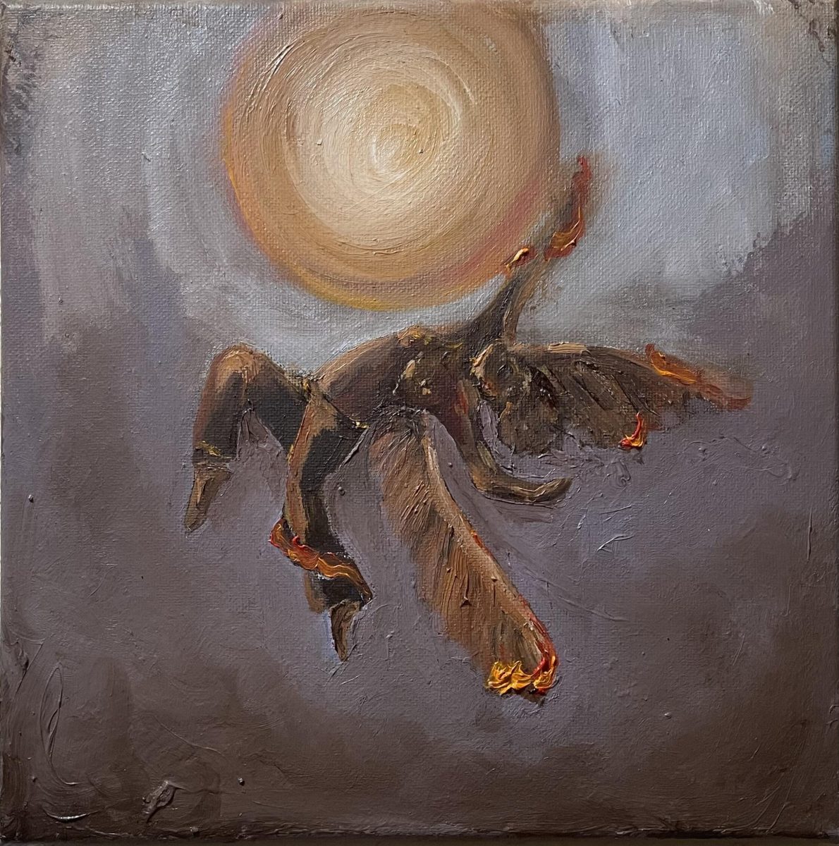 "Icarus"
Painting by Cyprus Whitaker