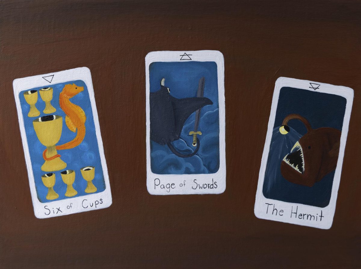 "3-Card Spread"
Acrylic by Julia Pellegrino