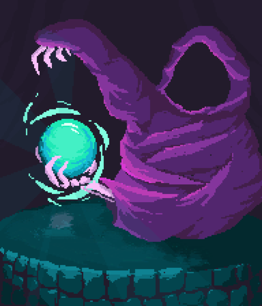 " >Dare to Take a Glimpse?"
Pixel art by Michael Nunzio