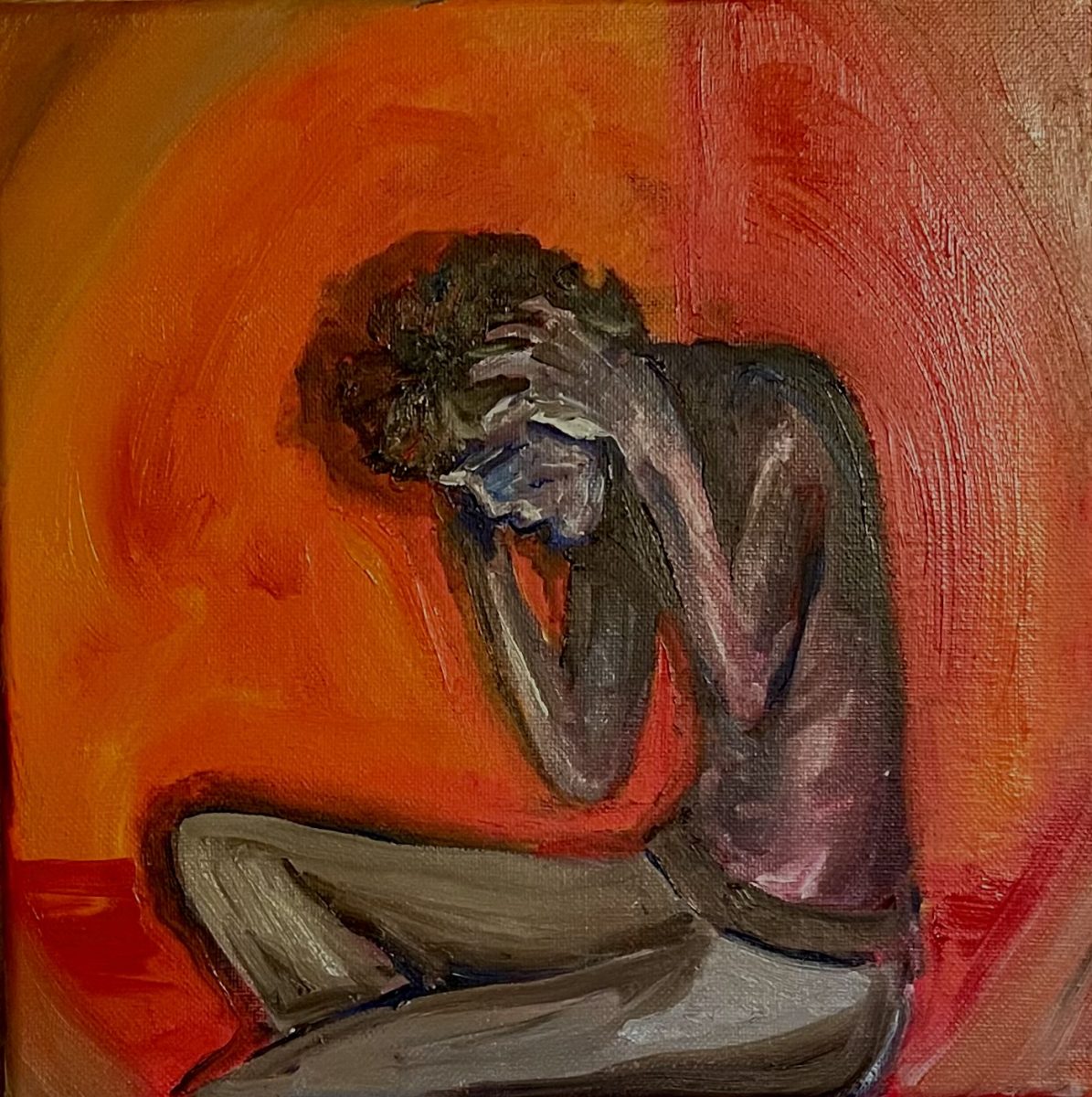"Late Nights"
Oil painting by Cyprus Whitaker