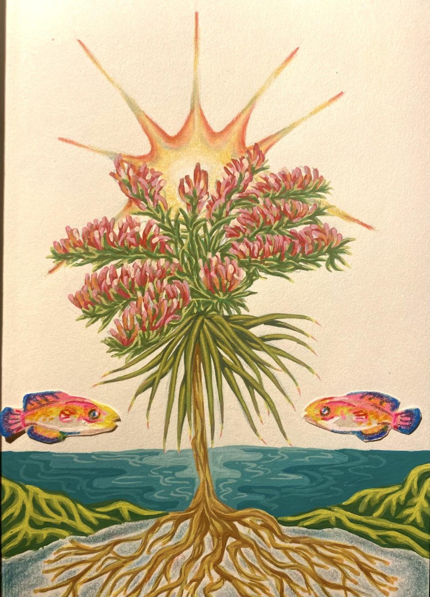 "My Dream"
Marker, watercolor, gouache by Alyssa Birmingham